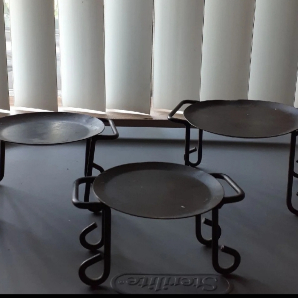 3 piece candle holders